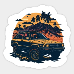 Toyota RAV4 4x4 Classic truck Sticker